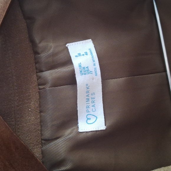 Khaki Green Oversized Boyfriend 15% Linen Blazer - Picture 4 of 6